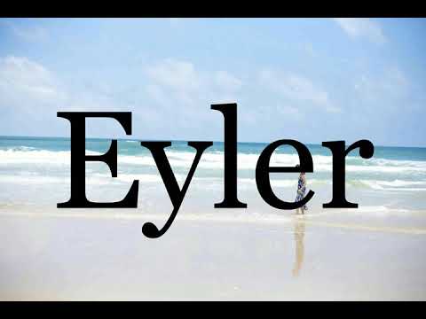 How To Pronounce Eyler🌈🌈🌈🌈🌈🌈Pronunciation Of Eyler