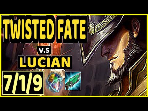 NEMESIS (TWISTED FATE) vs LUCIAN - 7/1/9 KDA MID CHALLENGER GAMEPLAY - EUW