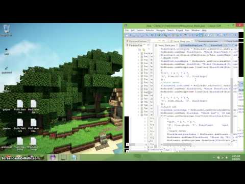 Minecraft Modding #4: How to make tools with your new material