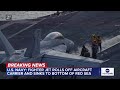 US Fighter Jet Falls Off Aircraft Carrier And Into Red Sea Navy Says