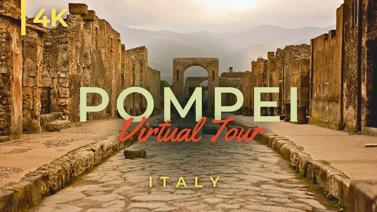 Embark on a virtual tour of Pompeii.