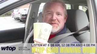 WTOP $500 Winning Word!