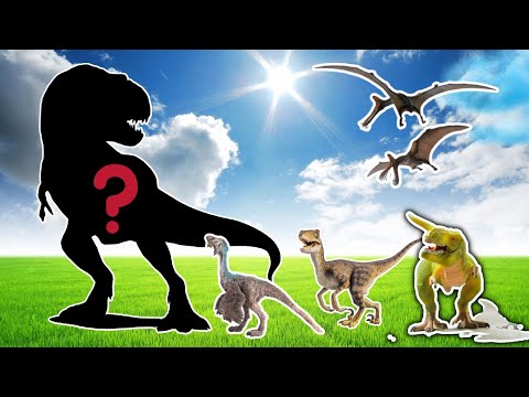 6 Dinosaur Heads! Jurassic World Dinosaurs Head Finding!