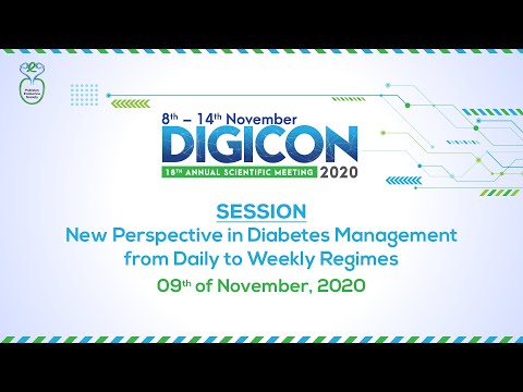 Session "New Perspective in Diabetes Management - from Daily to Weekly Regimes"- PES DIGICON 2020