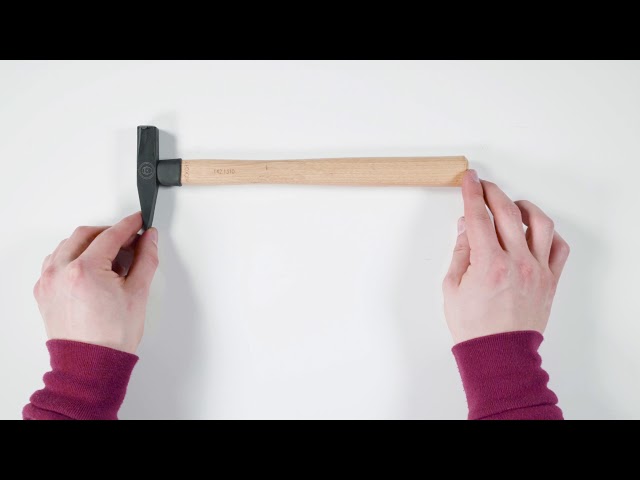 Video teaser for KS TOOLS 142.1310 Schlosserhammer mit Hickorystiel 100g (Unboxing)
