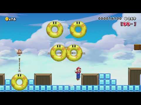 WORLD 3-6　～パタクリボーの マルマルパーク～ by シュン - Super Mario Maker - No Commentary 1bo