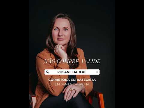 Por ser a única Corretora e Arquiteta na região... @rosanedahlkeimoveis