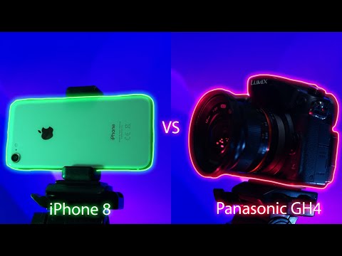 iPhone 8 vs Panasonic GH4: Short comparsion