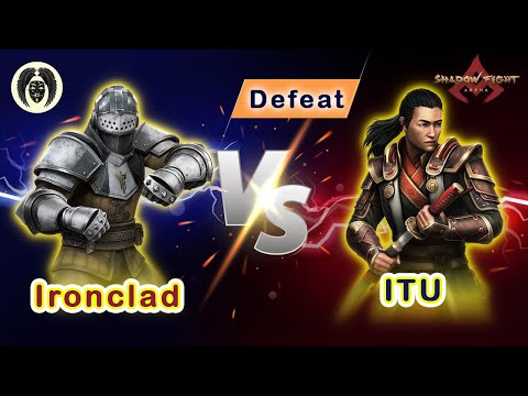 Ironclad vs Itu – 1v1 Fight | Shadow Fight Arena 4 | Defeat | Fighter Lucifer #defeat #shadowfight4