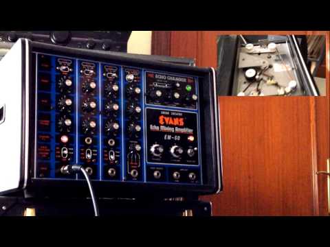 EVANS EM-60 Sound Creator - Echo Mixing Amplifier - 70's