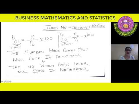BUSINESS MATHEMATICS AND STATISTICS - BILINGUAL - TIME SERIES, INDEX NUMBER By - AANCHAL JAIN