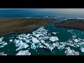 Around Iceland with Drone - music by Bjork "It's ...