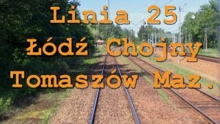 preview picture of video 'Train ride / Przejazd pociągiem TLK Łodź Chojny - Tomaszów Maz., linia 25'