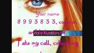 Last Call (With Lyrics Subtitles In Screen) Katy Perry - Katy Hudson HD