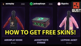 How to get Rust Twitch Drops FREE! | Streamer Skins (Rust Twitch Drops for all)