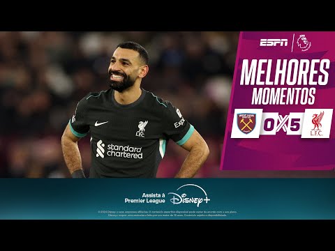 Gols e lances de West Ham x Liverpool