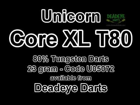 Unicorn Core XL T80 80% Tungsten 23 gram Darts -- U05072