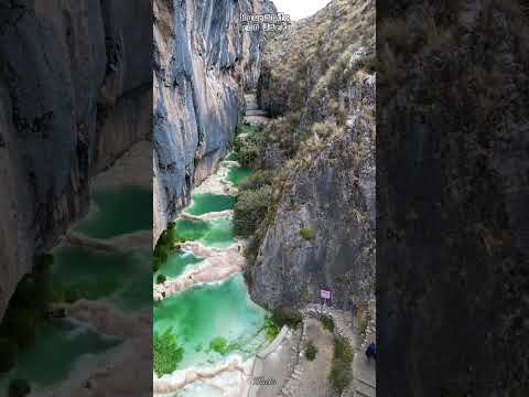 Aguas Turquesas de Millpu - Ayacucho. 🌱🍃👣🐽 #ayacucho #cicamarca #ruteandoconjack
