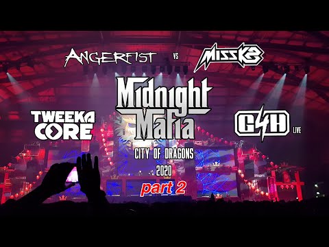 Midnight Mafia 2018 // Part 2 | Tweekacore, Gunz For Hire & Angerfist Vs Miss K8