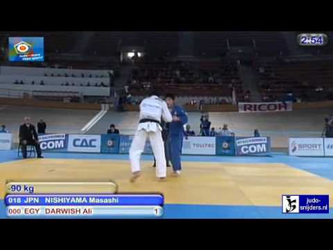 Judo 2010 World Cup Men Vienna: Masashi Nishiyama (JPN) - Ali Darwish (EGY) [-90kg]