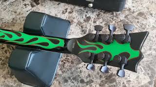 Video thumbnail for ESP LTD JAMES HETFIELD METALLICA SIGNATURE GRYNCH #89 OF 260 BARITONE VIPER SG GUITAR UP CLOSE VIDEO by Essex Recording Studios
