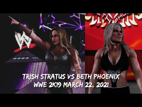 Trish Stratus vs Beth Phoenix | WWE 2K19 PC Mods