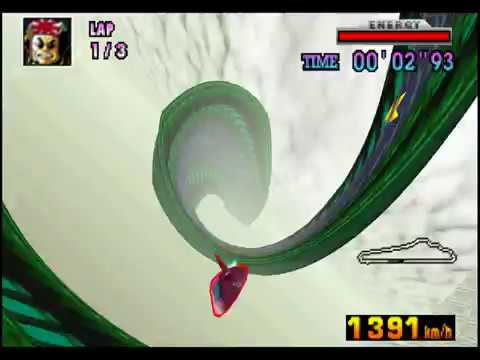 [TAS] Backwards F-Zero X Custom Track: Smooth Clouds 5 - Very Special Half-Pipe