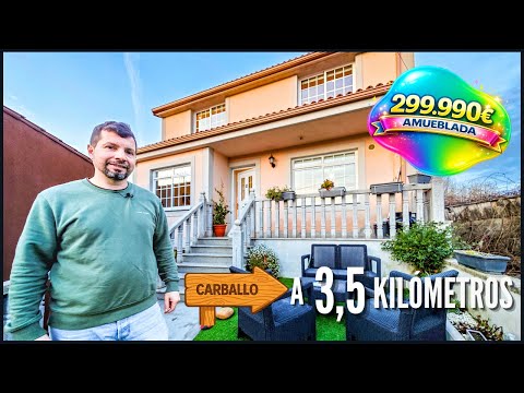 HOUSE to LIVE IN with LAND in Ardaña (Carballo-A Coruña) for €299,990!