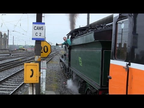 RPSI St. Canice Railtour with Mk2 Presidential coach @ Dublin Connolly (19-5-2014)