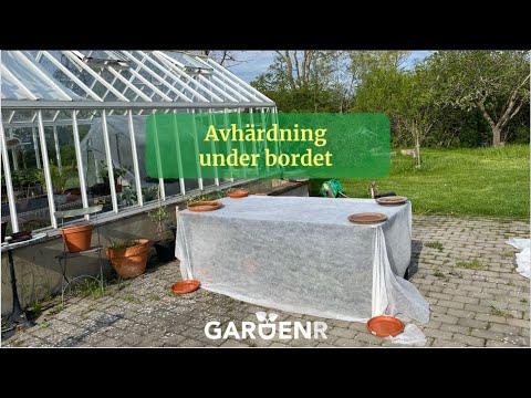 Softening under the table - Gardenhacks by GardenR