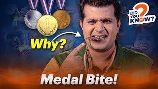 Why Do Most Olympic Winners Bite the Medal?
