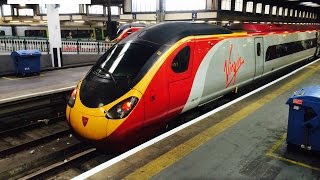 preview picture of video 'VIRGIN TRAINS 390107 BIRMINGHAM INTERNATIONAL TO COVENTRY, SAT 15/11/2014'