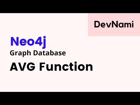 Neo4j How to Use AVG Function in Neo4j