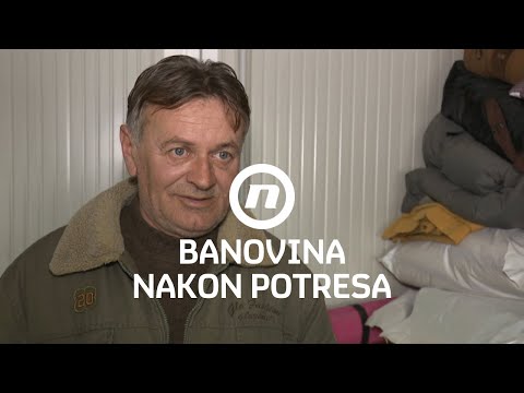 Banovina nakon potresa | Kontejnersko naselje u Glini