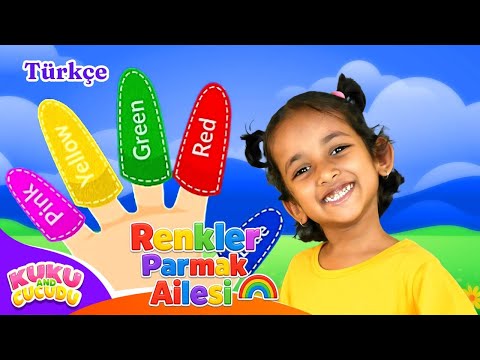 Renkler Parmak Ailesi 🌈 | Eğlenceli Türkçe Çocuk Şarkısı - Kuku and Cucudu