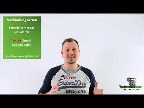 Verbindungsarten | Webinar [kostenlos] am Donnerstag um 18 Uhr