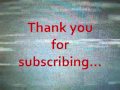 Thanks For Subscribing