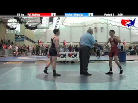 Pat Rollins vs. Jordan Kingsley at 2013 ASICS University Nationals - FS