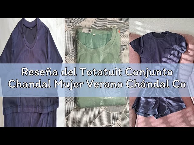 Vídeo relacionado con Totatuit Conjunto Punto Mujer 2 Piezas Conjunto de Salón de Manga Larga Color Sólido Conjunto Mujer Vestir Dos Piezas Top y Pantalon Deportivo Suelto Conjuntos Gris M