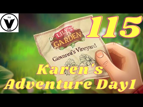 Lily's Garden Day 115 Complete Story - Karen's Adventure Day 1