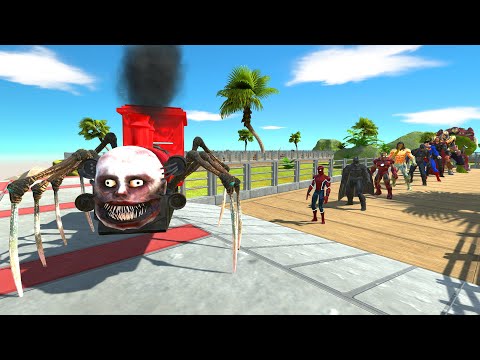 CHOO-CHOO OASIS DEATH RUN - Animal Revolt Battle Simulator