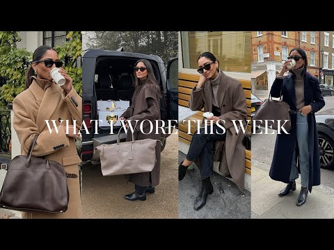 WHAT I WORE THIS WEEK | EVERYDAY WINTER OUTFITS LOOKBOOK & VLOG
