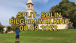 Split - Solin, pilgrim walking
