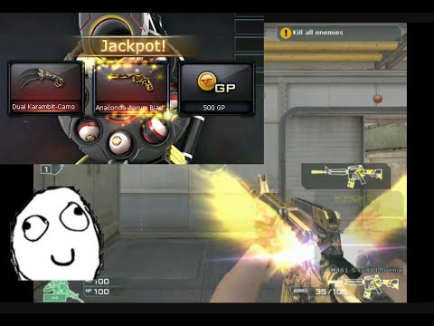 CrossFire Anaconda Gold Black Dragon & M4A1S Gold Phoenix Lotto