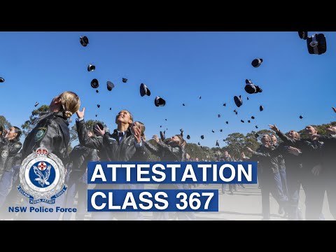 Attestation of Class 367 - NSW Police Force