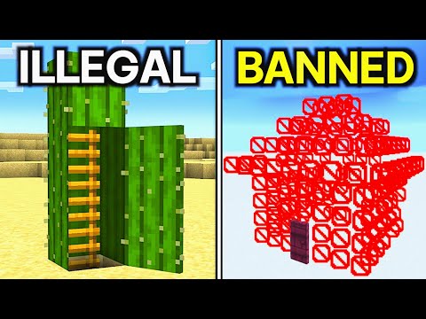 96 Illegal Houses In Minecraft