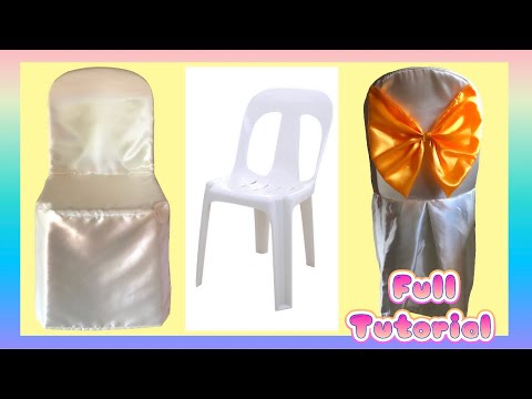 Easy Plastic Chair Cover Making | Full Tutorial For Beginners
