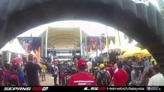 preview picture of video 'MotoGP Sepang 2014 – Best Action in Circuit! Pretty GP Girls & Booths'