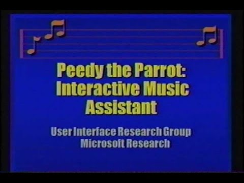 Peedy the Parrot: Interactive Music Assistant.