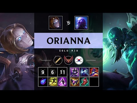 Orianna Mid vs Ryze - KR Grandmaster Patch 25.21